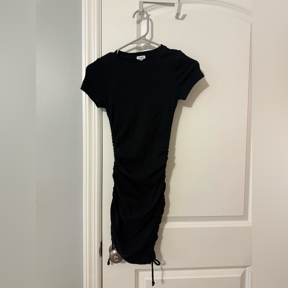 Black Mini T-Shirt Dress Garage, Size XS